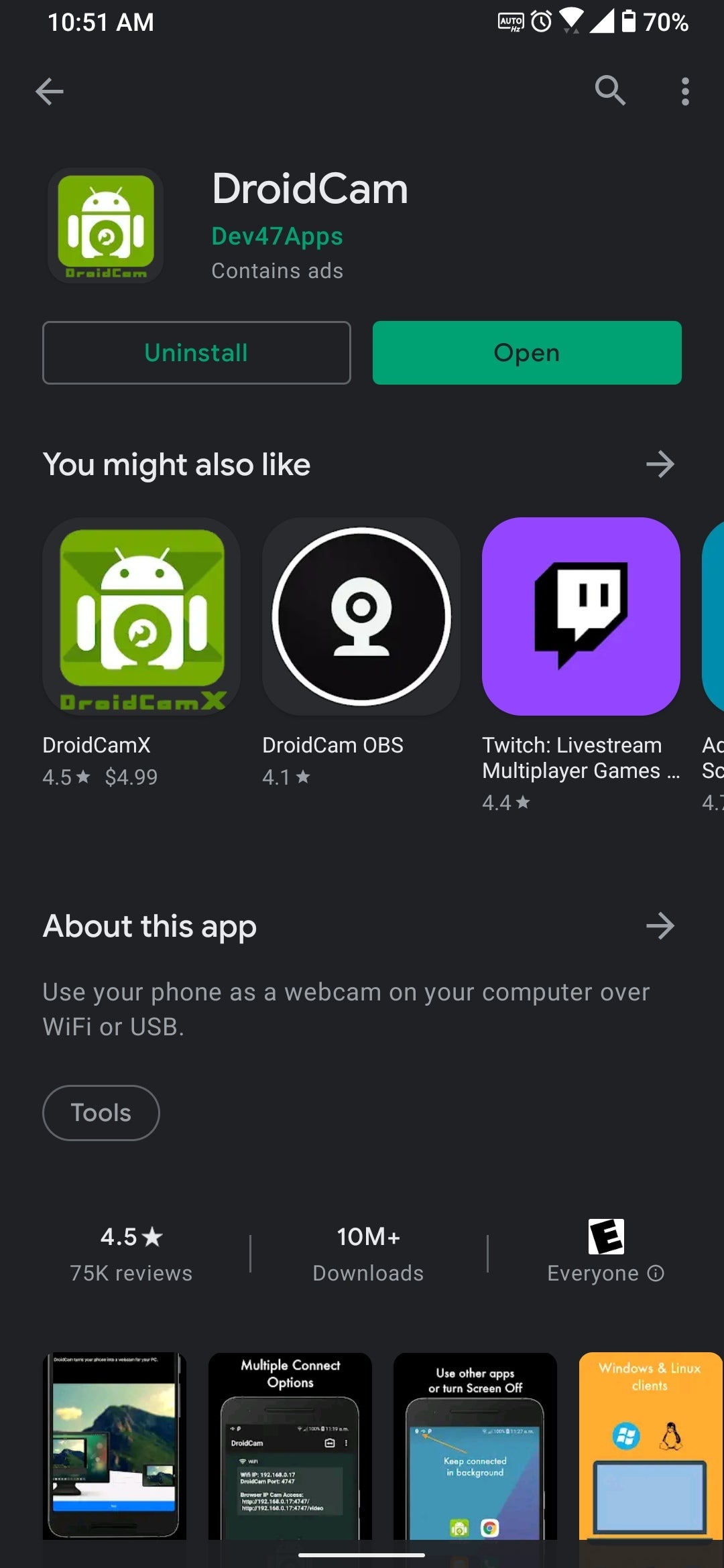 How to use your phone as a webcam