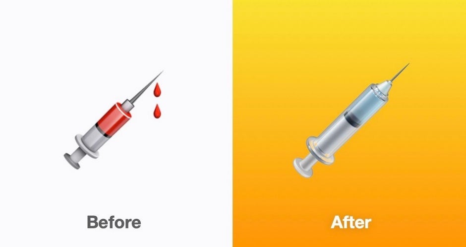 The iOS 14.5 developer beta 2 update removes the blood from the syringe emoji - Check out some of the changes made with the latest iOS, iPadOS and watchOS updates