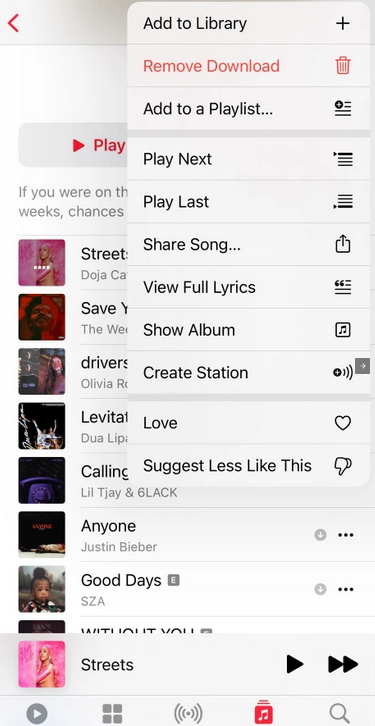 Apple Music gets a new swipe gesture and pop-over menus - Check out some of the changes made with the latest iOS, iPadOS and watchOS updates