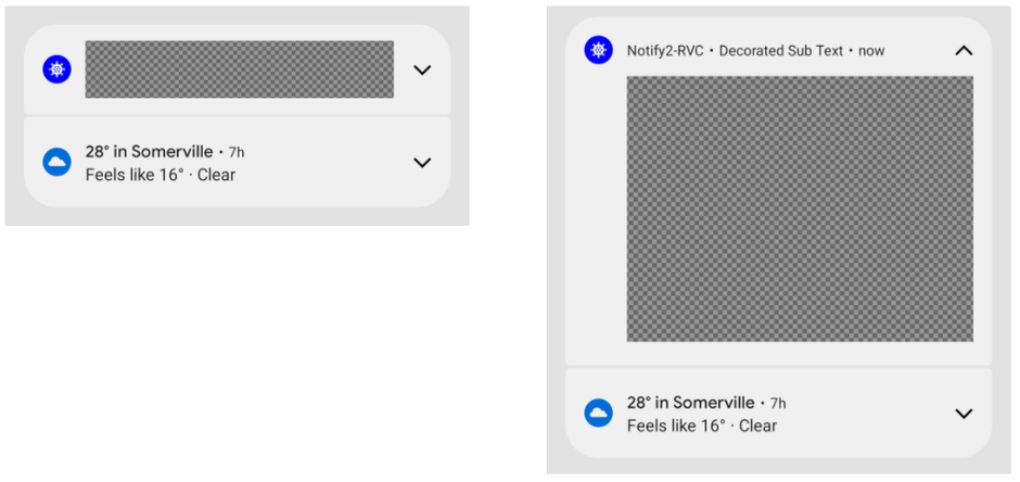 Le contenu de notification personnalisé obtient une apparence cohérente - Date de sortie de la version bêta de la mise à jour Android 12 et nouvelles fonctionnalités