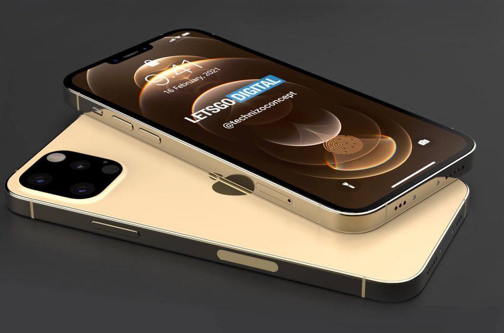 Render of the Apple iPhone 13 Pro with a 6.1-inch screen - 5G iPhone 13 Pro renders reveal something that many iPhone users have prayed for