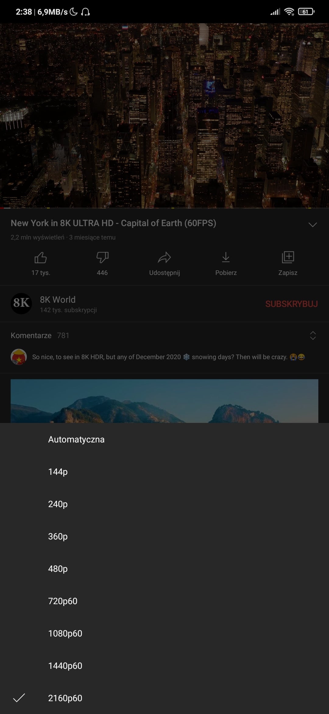 YouTube app can now play 4K HDR videos on Android devices