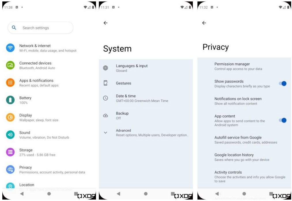 With the flag enabled, Android 12's setting UI looks like Samsung's One UI - Android 12 Developer Preview hints that a 5G Pixel 6 XL is coming