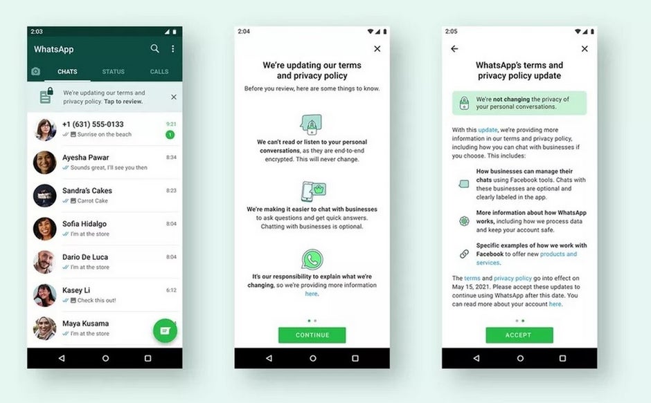 WhatsApp will post more information about its new privacy policy as it gets closer to the May 15th deadline - Here's what WhatsApp subscribers face if they don't opt-in to the new Privacy Policy by May 15th