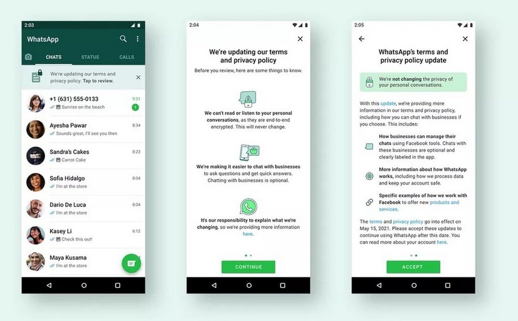 WhatsApp will post more information about its new privacy policy as it gets closer to the May 15th deadline - Here&#039;s what WhatsApp users face if they don&#039;t opt-in to the new Privacy Policy by May 15th