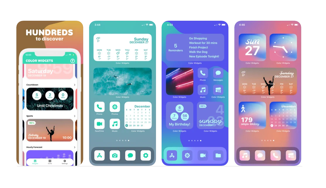 Приложения color widgets