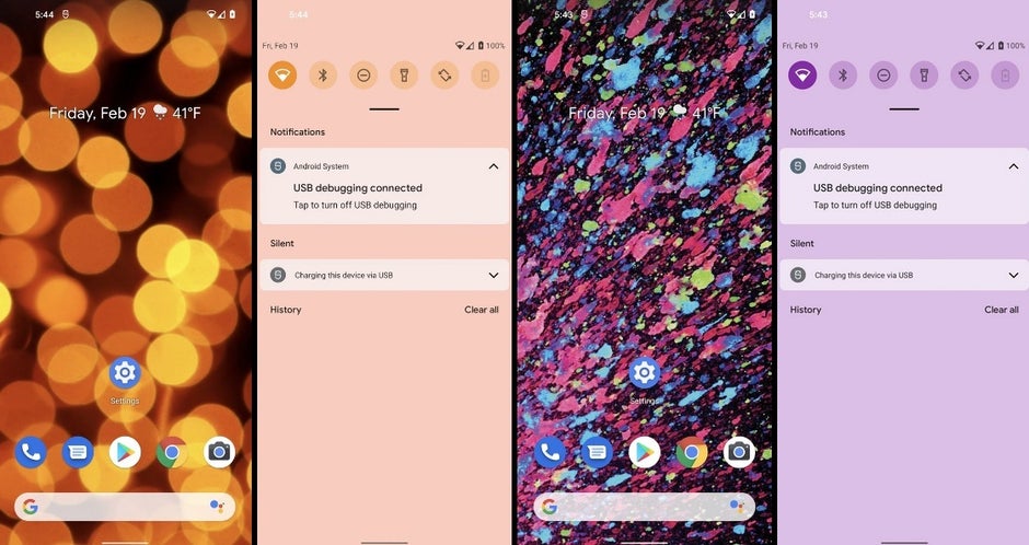 Cool New Wallpaper Theming For Android 12 Surfaces On Tweeted Photos Phonearena