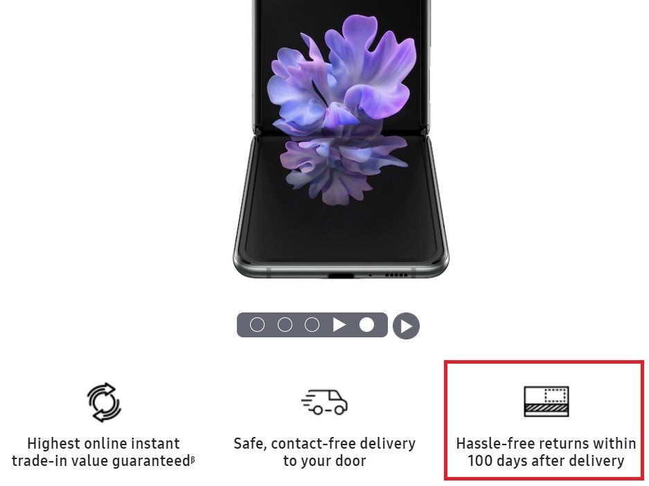 Samsung promotes its new Buy and Try program which allows one of its two foldables to be returned for a complete refund after 100 days - Samsung Galaxy Z Fold 2, Galaxy Z Flip 5G can be returned within 100 days for a full refund