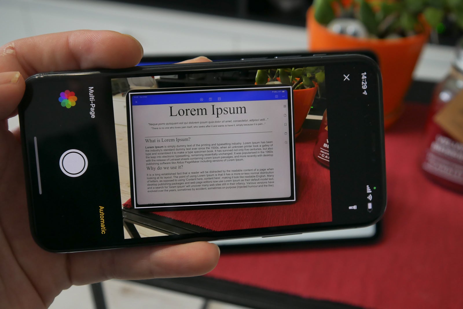 Scan a document or screen - Best Productivity App for your iPhone/iPad in 2021