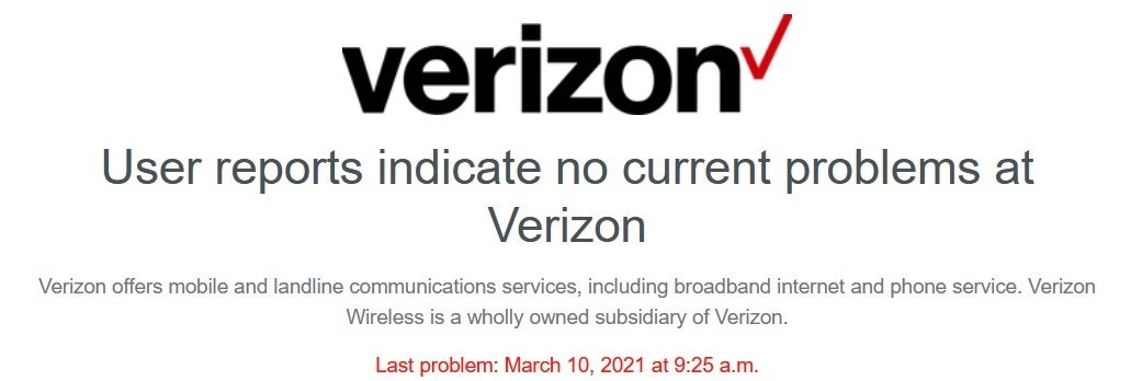 Verizon has fixed the issue, exterminated the bug, and yes, subscribers CAN hear you now! - Some Verizon customers can't make phone calls