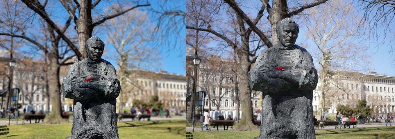 Galaxy S21 Ultra on the left, Panasonic Lumix GH4 on the right - Galaxy S21 Ultra vs Mirrorless Camera: Can a phone win?