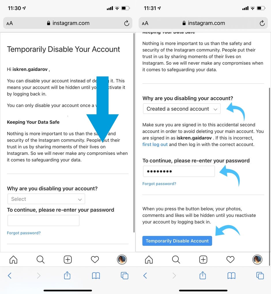 How To Delete Your Instagram Account Phonearena