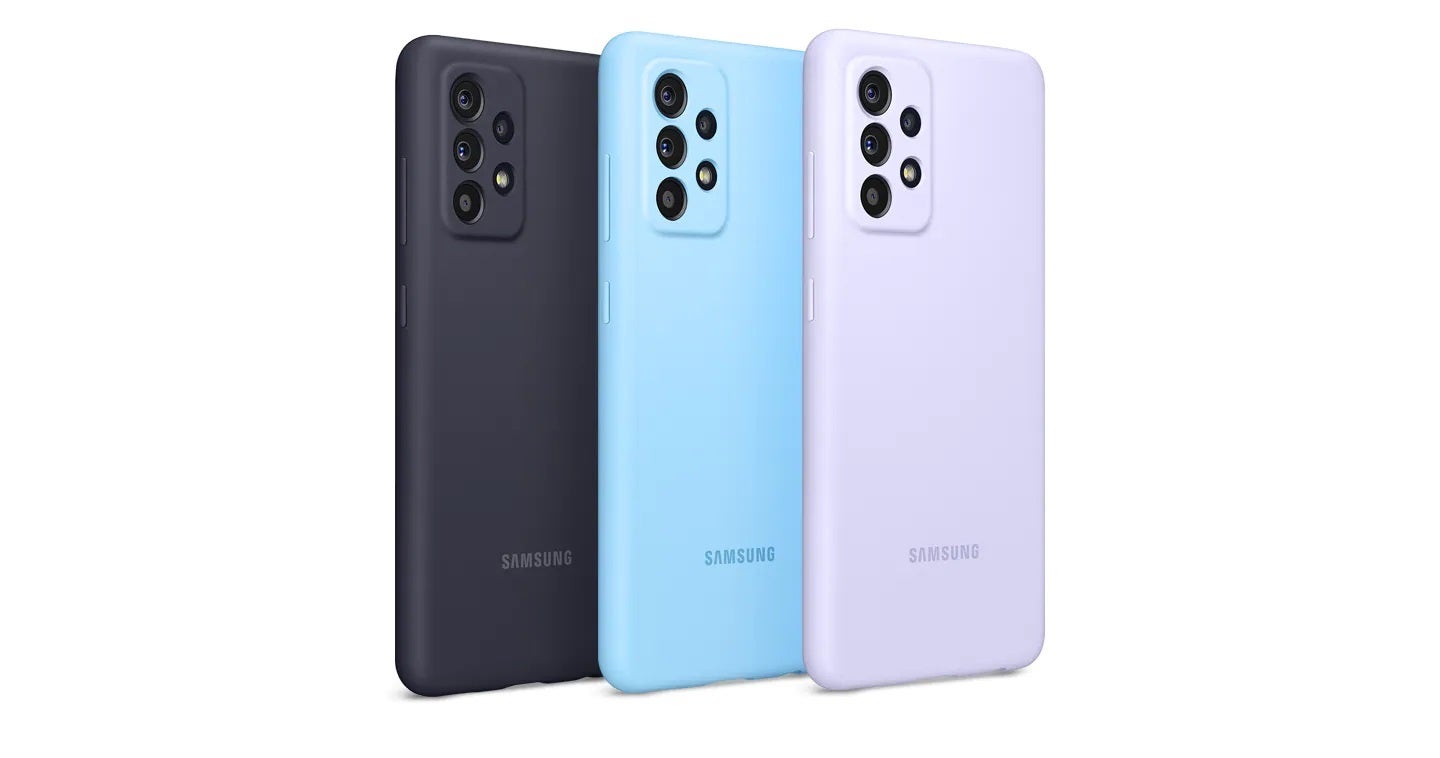 Galaxy A52, A52 5G Silicone Cover - Violet