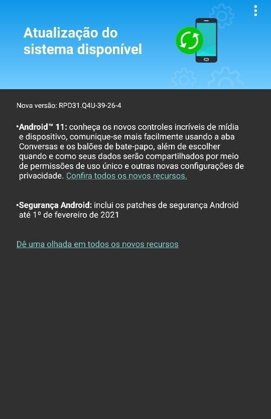 Motorola Edge is getting Android 11 too, but with an older security patch
