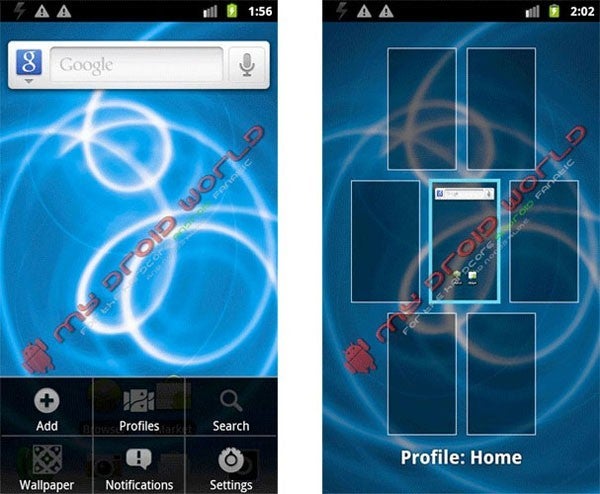 Screenshots hint to possible Gingerbread update for the Motorola DROID X soon?