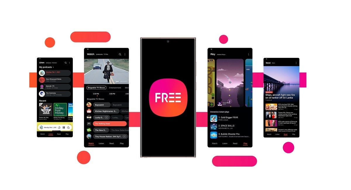 Samsung Free app launches free podcasts