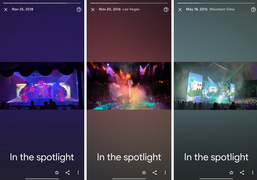 The newest Memories category for the Google Photos app is titled In the spotlight. Credit AndroidPolice - Google adds another "Memories" collection to the Photos app