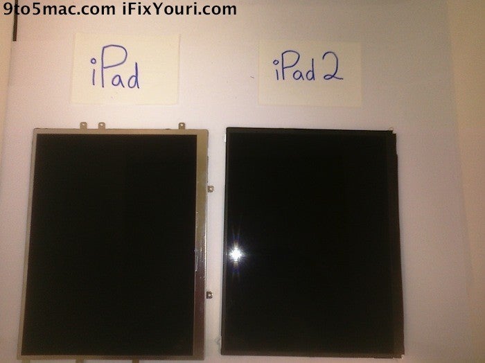 iPad 2 screen probably leaked, to have the same old 768 x 1024 resolution?