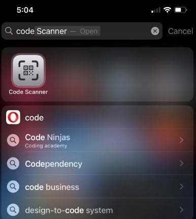 Code Scanner is hidden on iOS 14 until you find it by searching for the app - Learn how to make a hidden and useful iOS app appear like magic