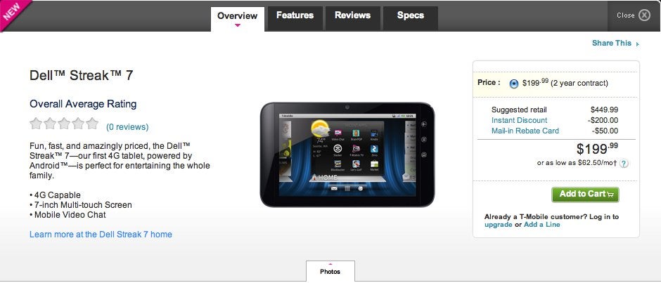 Dell Streak 7 brings Android tablet love with fast HSPA+ speeds starting today