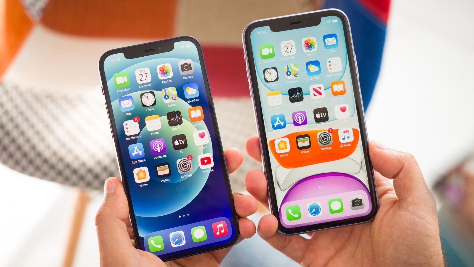 iPhone 12 (left), iPhone 11 (right) - Apple's latest iPhone and iPad trade-in changes are (mostly) good news