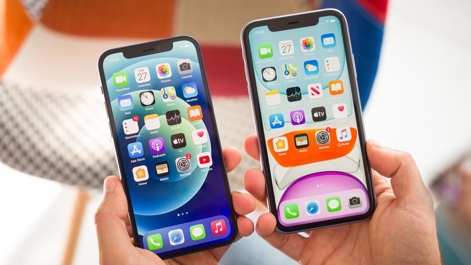 iPhone 12 (left), iPhone 11 (right) - Apple&#039;s latest iPhone and iPad trade-in changes are (mostly) good news