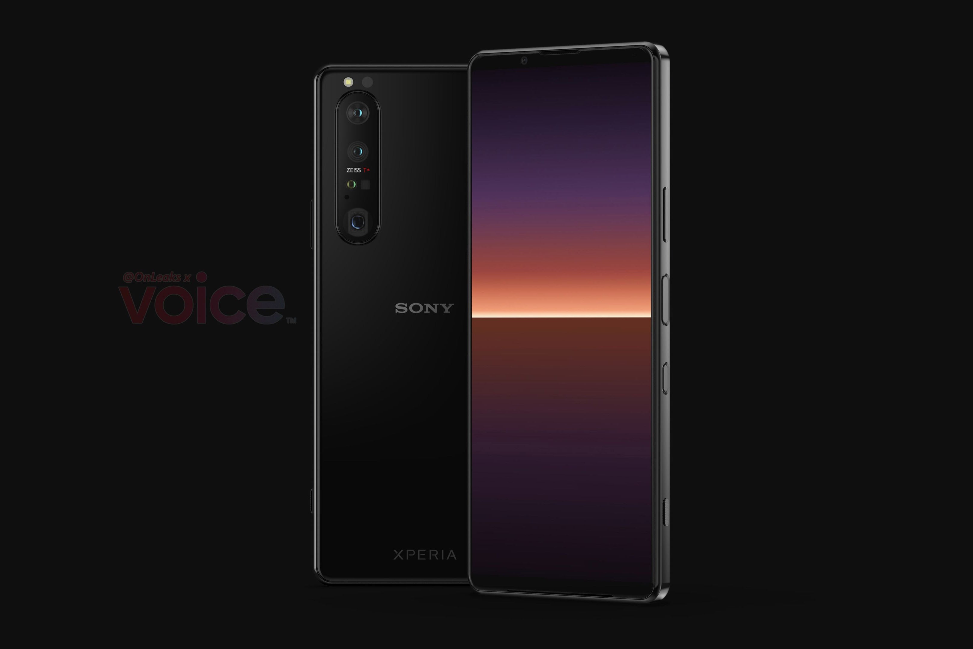 Sony Xperia 1 III CAD-based renders - Sony teases Xperia 1 III name in trailer video ahead of April 14 event