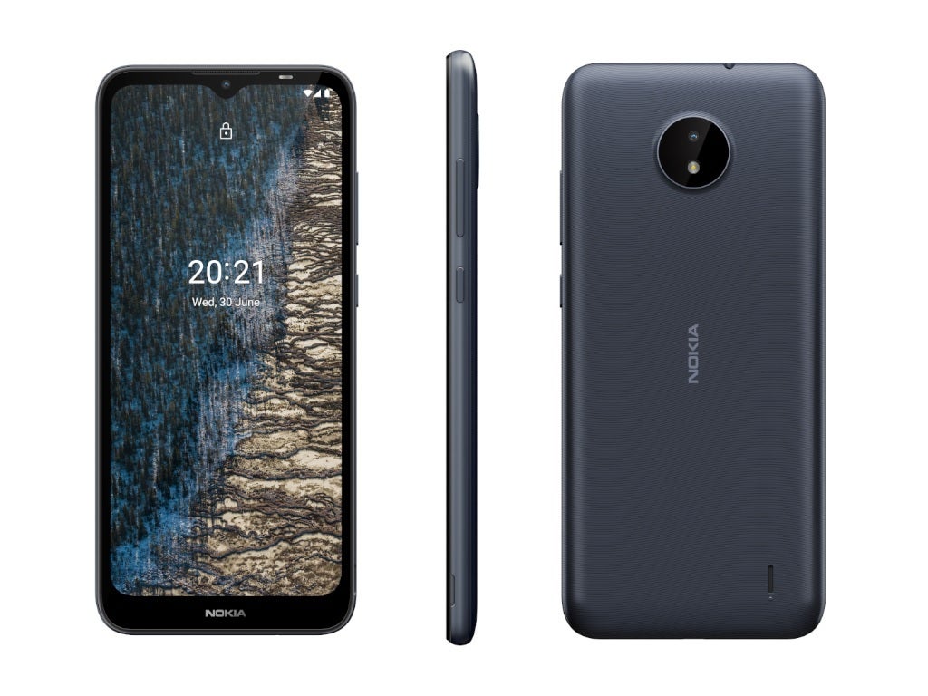 The Nokia C20 in Dark Blue - Nokia&#039;s biggest phone launch introduces 6 new phones, built to last