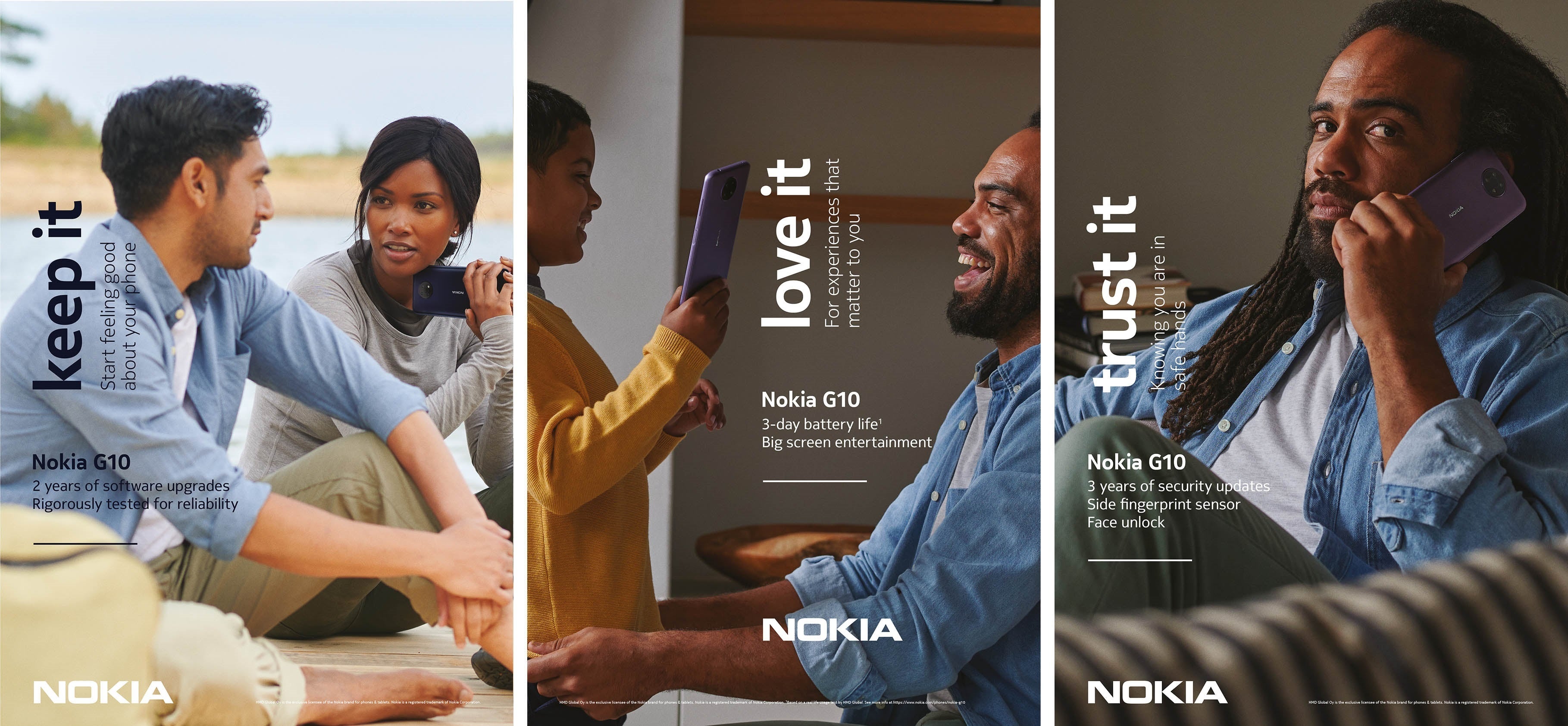 Nokia G10 promo material - Nokia's biggest phone launch introduces 6 new phones, built to last