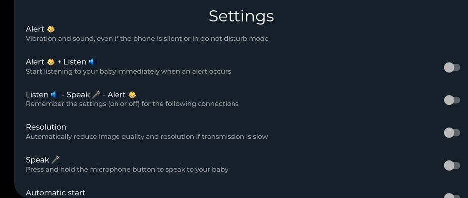 There's tons of features in BabyCam - How to use an Android phone as a security camera or a baby monitor