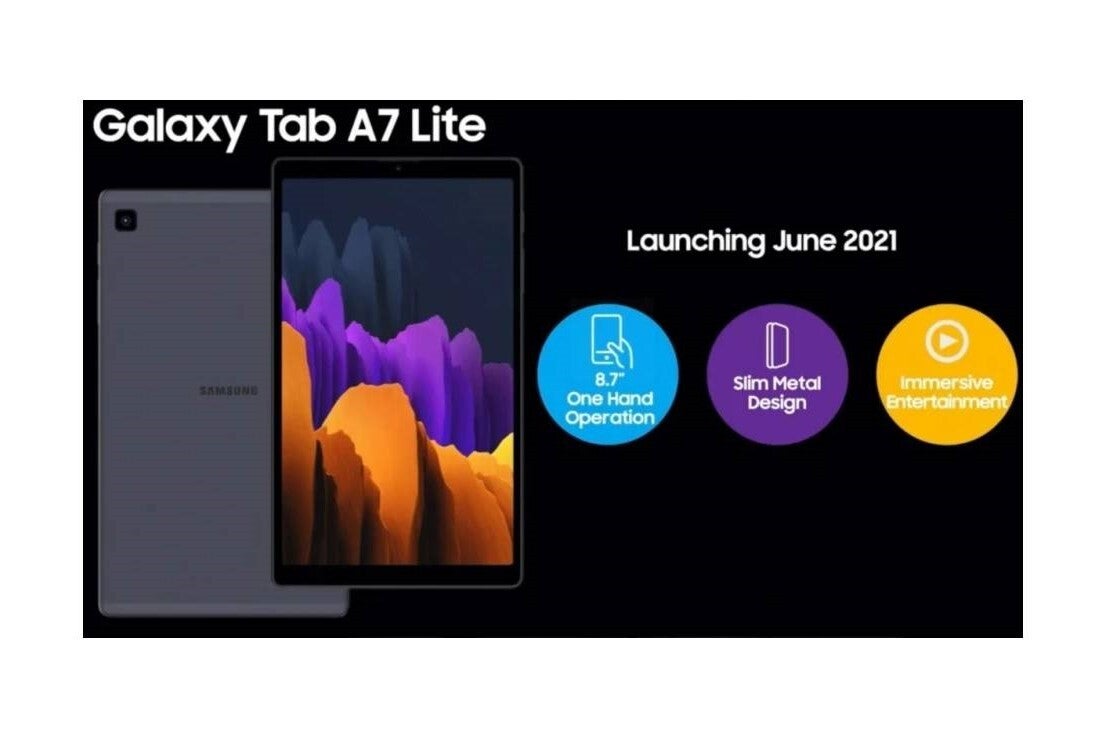  Leaked marketing material suggests the Tab A7 Lite will be announced in June - Galaxy Tab A7 Lite appears on Samsung's website