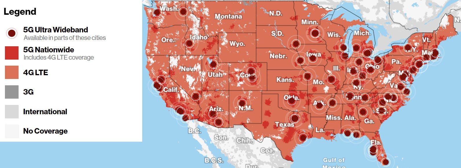 Verizon's 'nationwide 5G' is still few and far between, but its 4G network coverage takes the US carrier cake at similar speeds - Do you really need a 5G phone right now?