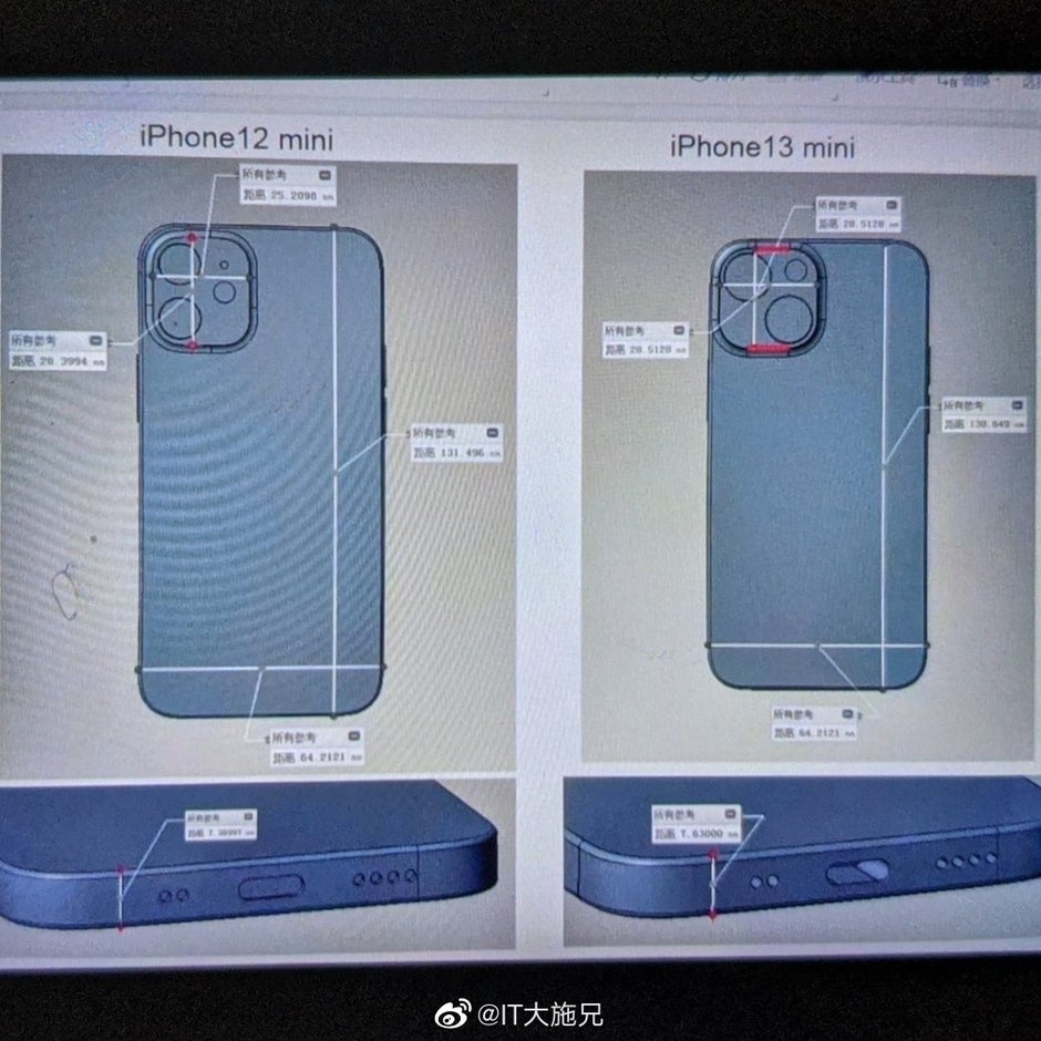 Nouvel appareil photo, qui est-ce? - Les mini-conseils avant et arrière de l'iPhone 13 présumés indiquent un nouvel appareil photo et une encoche plus petite