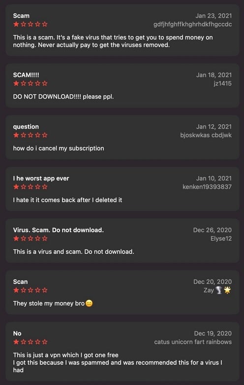 Reviews like these should have kept you away - Another iOS VPN app is a scam ripping off iPhone users at the rate of $5 million per year