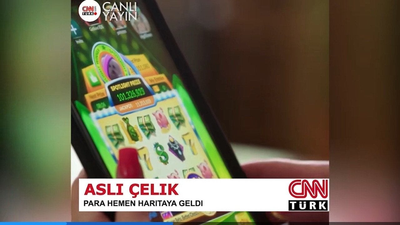 This fake image was used to promote JungleRunner 2k21. There was no story run on CNN and there is no CNN Turks - Basic iOS children's app doubled as a secret online casino