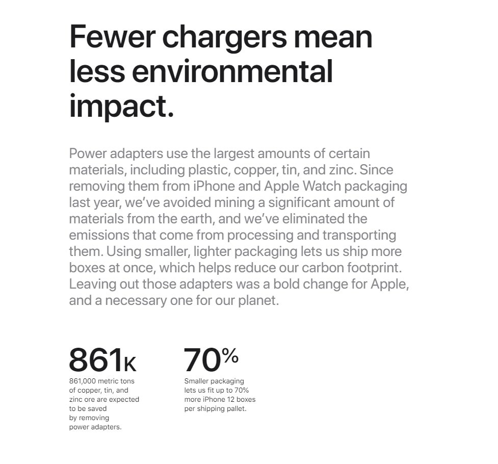 No iPhone 12 charger = environmental bonanza - Apple's charger-less iPhone 12 is the star of its latest environmental report