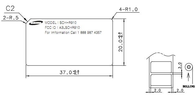 Samsung SCH-R910 LTE enabled Android smartphone makes it to the FCC