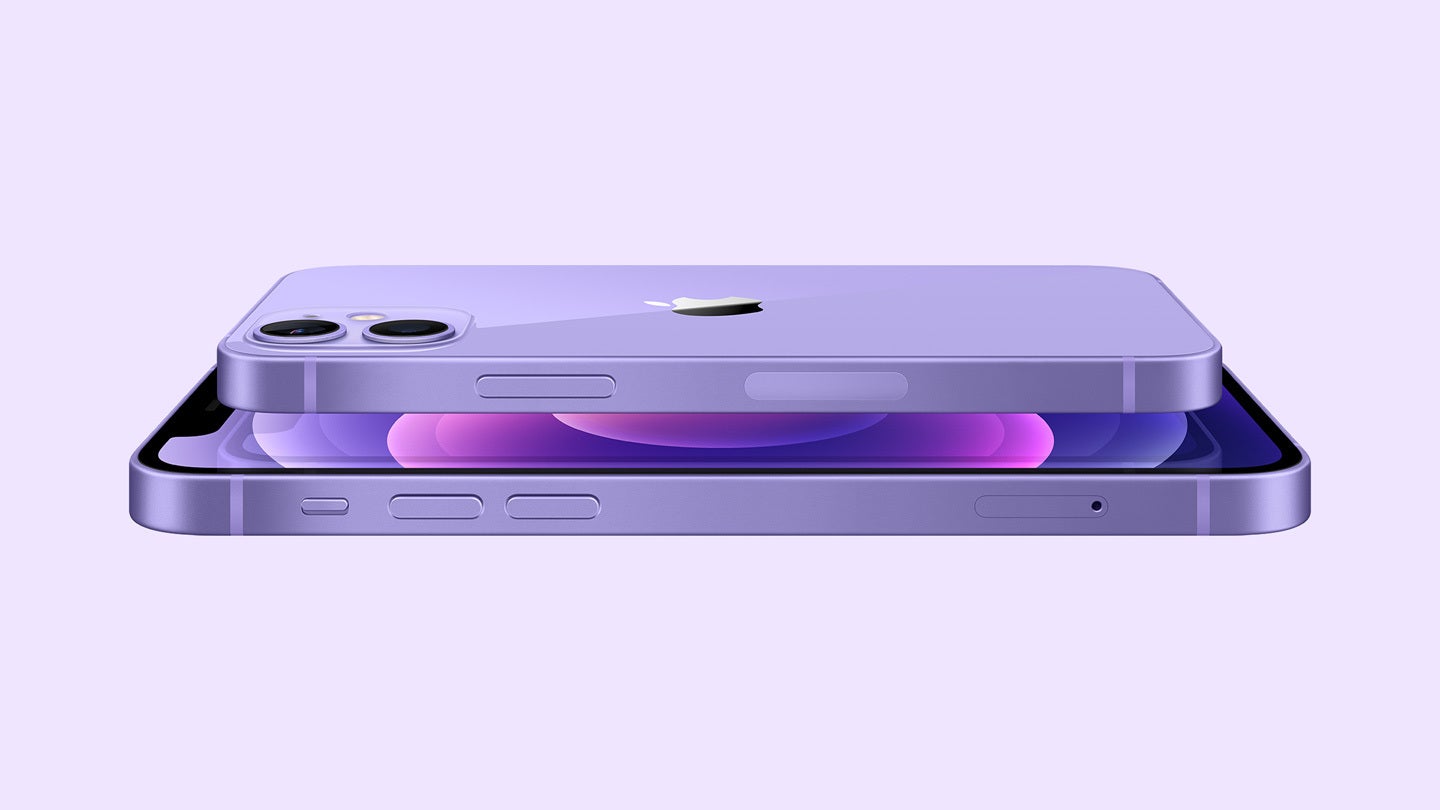 Apple surprised everyone by announcing a Purple color option for the iPhone 12 and iPhone 12 mini - Apple adds a new color option to the iPhone 12 and iPhone 12 mini