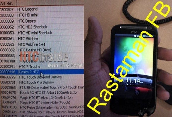 HTC Desire 2 is snapped in the wild &amp; found in Vodafone Germany&#039;s inventory system