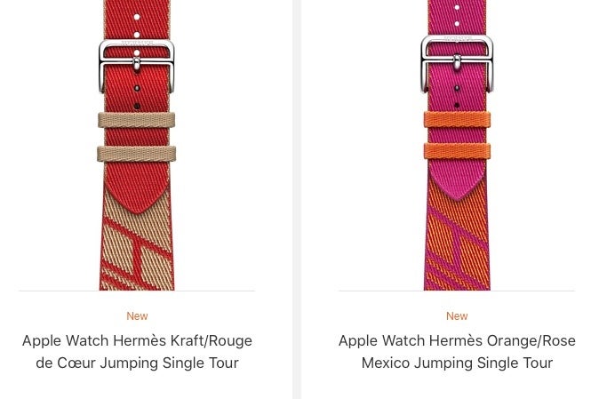 Découvrez les nouveaux bracelets Apple Watch colorés d'Apple