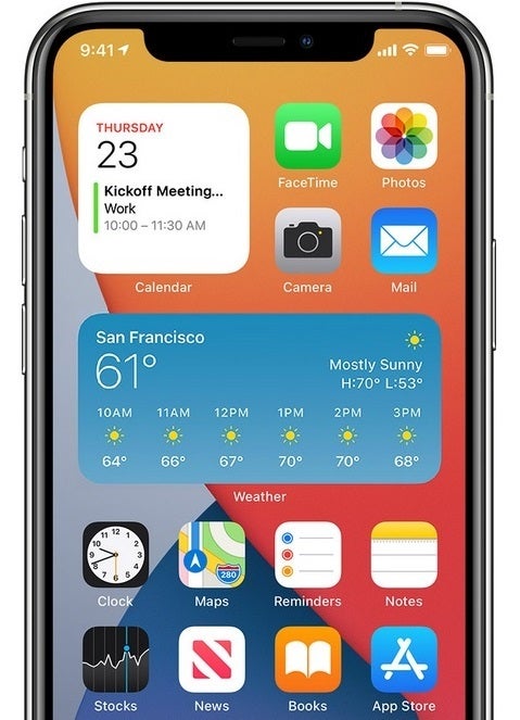 Widgets, like the ones seen here on the iPhone, will be available for any part of the iPad Home Screen in iPadOS 15 - Report reveals changes Apple could announce to iOS 15/iPadOS 15 at WWDC