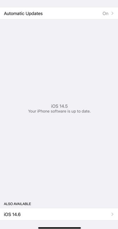تحديث iOS 14.6