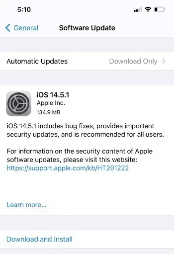A week after dropping iOS 14.5, Apple releases the iOS 14.5.1 security update - Apple iPhone users need to install this security update now or face losing control of their phones
