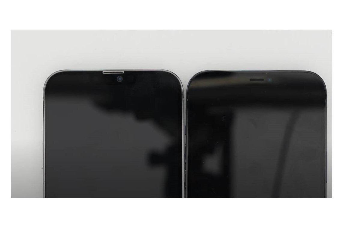 iPhone 13 Pro Max vs iPhone 12 Pro Max - iPhone 13 Pro Max dummy hands-on video shows a sleeker notch, larger camera modules