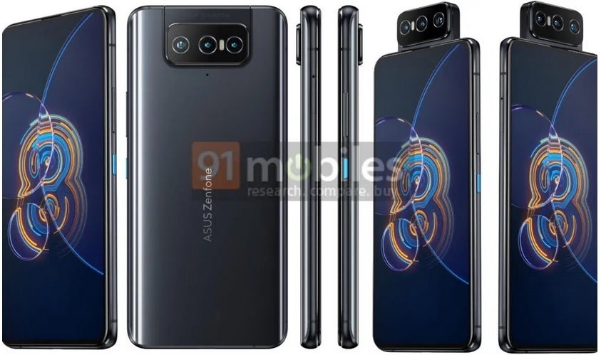 Renders of the ASUS ZenFone 8 Flip - Specs, renders leak for upcoming ASUS ZenFone 8 and ZenFone 8 Flip