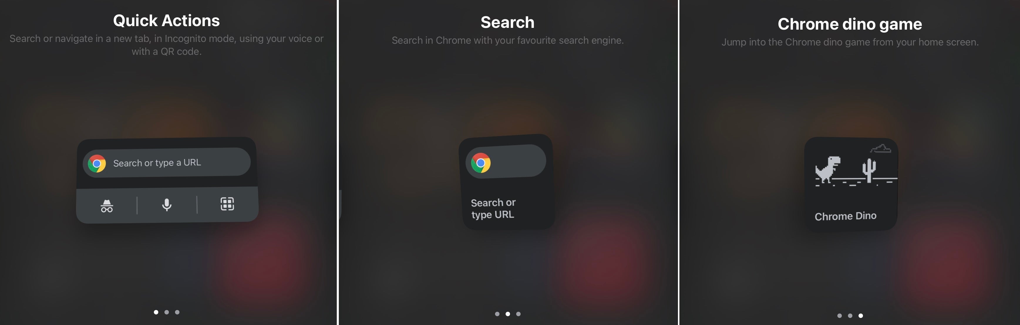 Chrome on iPhone and iPad gets Search and Dino minigame widgets - PhoneArena