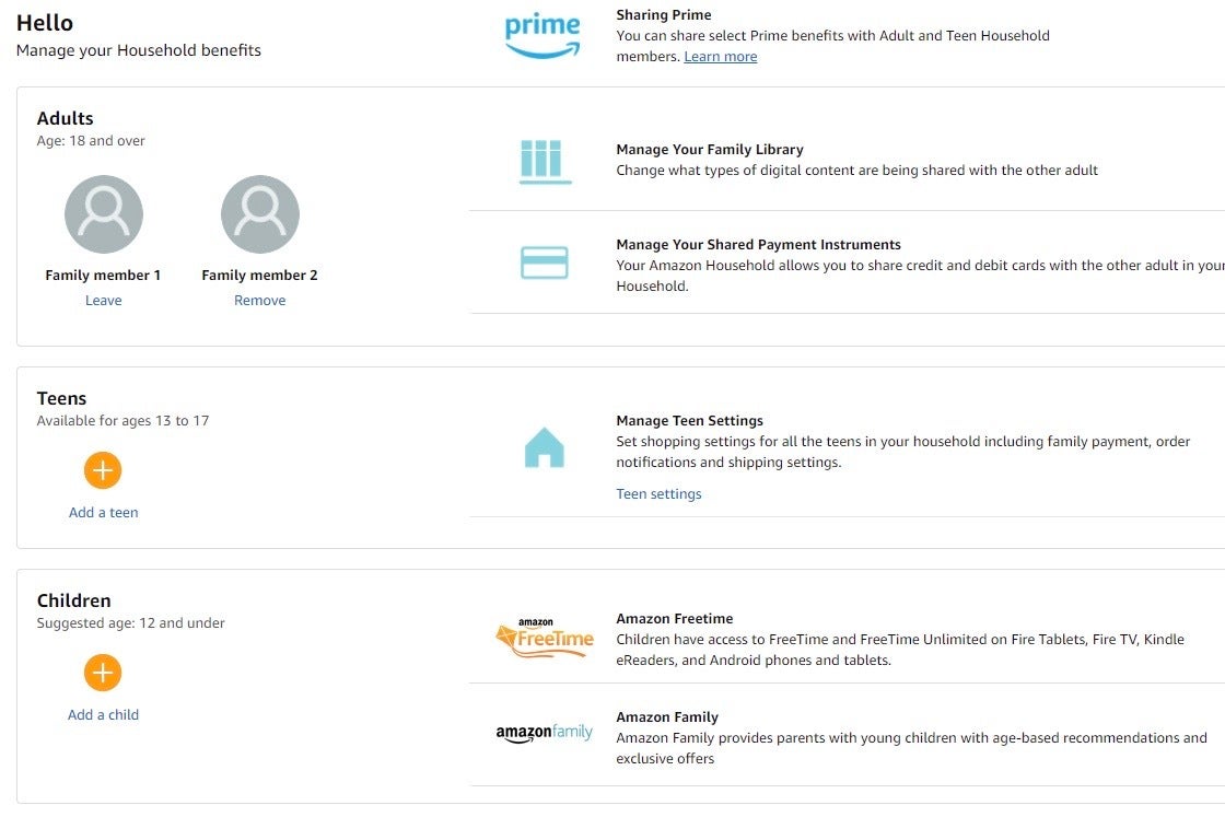 Share Amazon Prime account and benefits with someone without giving away your password