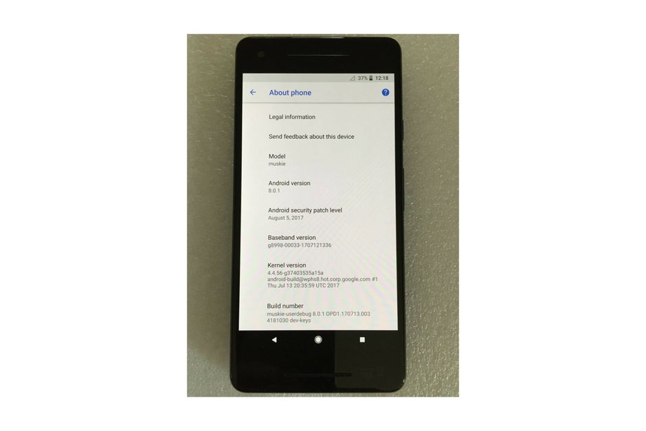 The Pixel 2 XL muskie that was listed on eBay - Check out the unreleased HTC-made Pixel 2 XL 'muskie' that sold for $580 on eBay