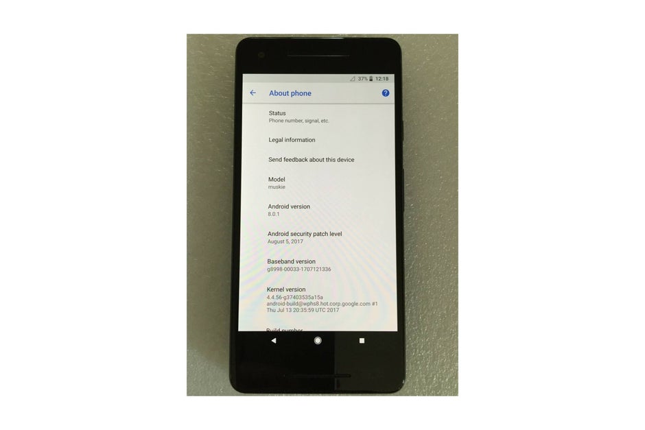 The Pixel 2 XL muskie that was listed on eBay - Check out the unreleased HTC-made Pixel 2 XL 'muskie' that sold for $580 on eBay