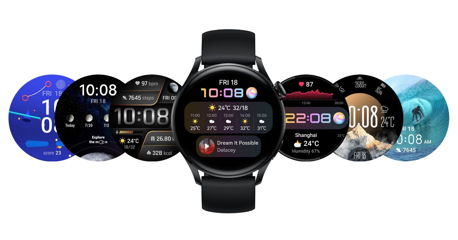 Huawei Watch 3 goes official with Harmony OS, eSIM, and a rotating crown